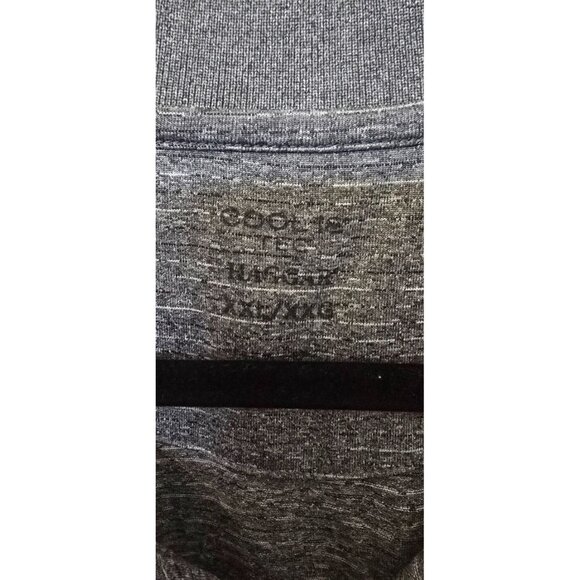 Haggar Mens Lightweight Polo Shirt 2XL Gray Heather Moisture-Wicking Performance - Picture 3 of 3